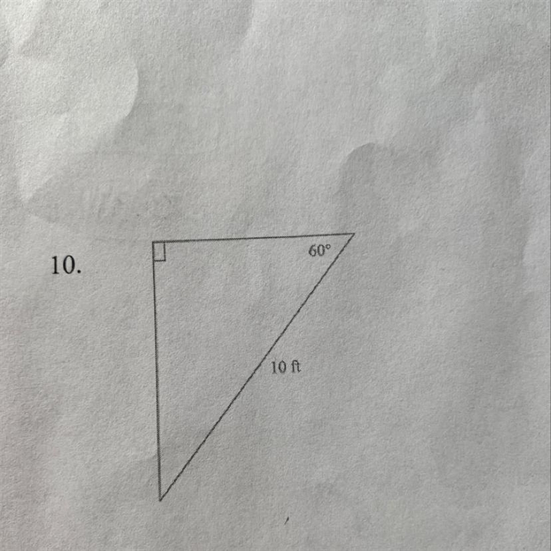 Find the missing side lengths and angle measures-example-1