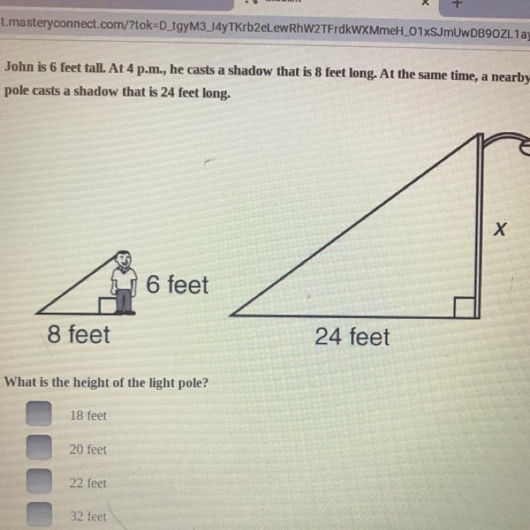 What is the height of the light pole?-example-1