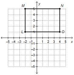 Rectangle LMNO is transformed according to the rule rx-axis. What are the coordinates-example-1