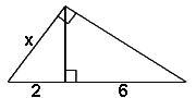 I need to know the value of x in this triangle-example-1