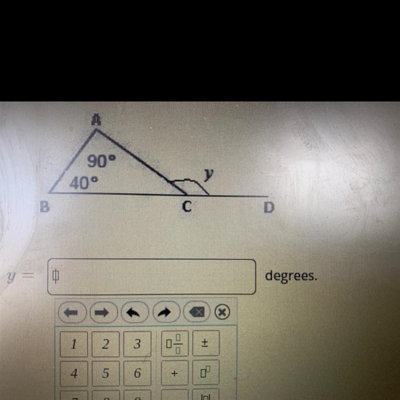 Hep me find the measure of angle y-example-1