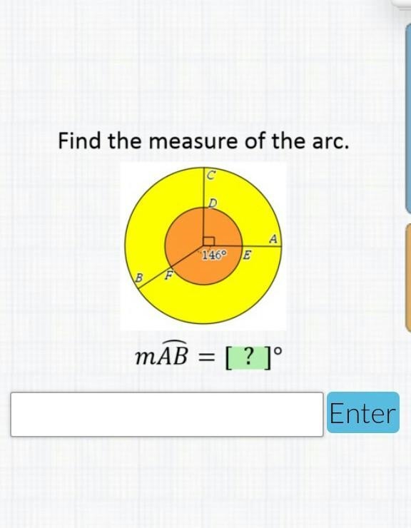 DO ANYONE KNOW HOW TO FIND AN AREA OF AN ARC.?? Ill give brainless and points​-example-1