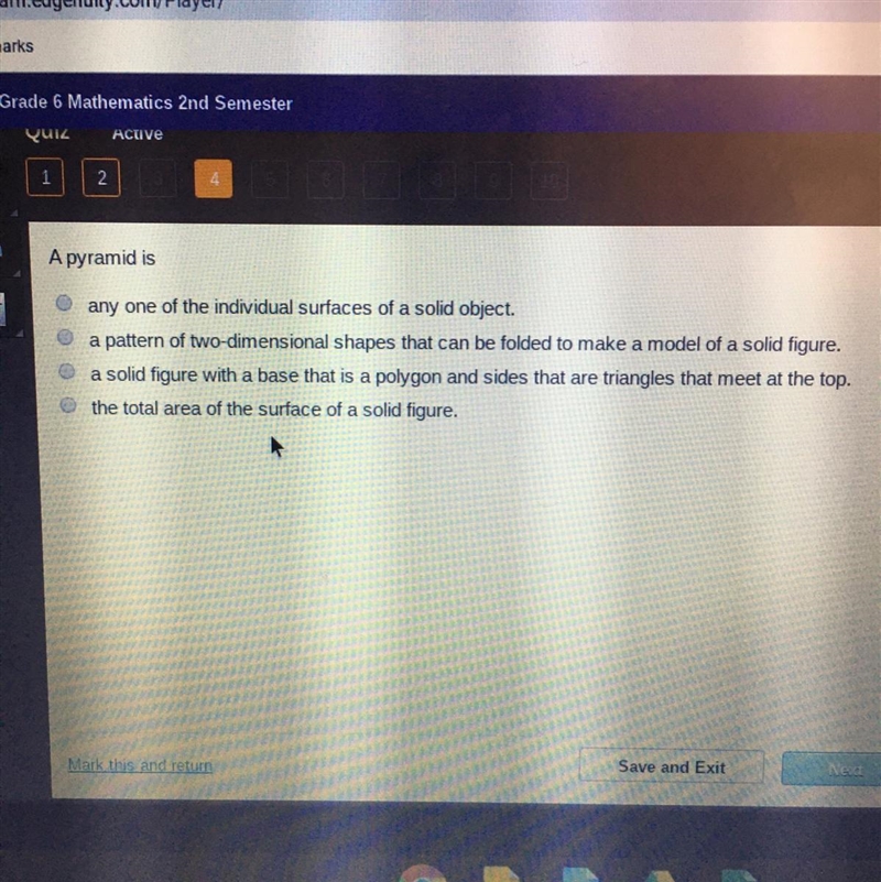 A pyramid is? Help! Please-example-1