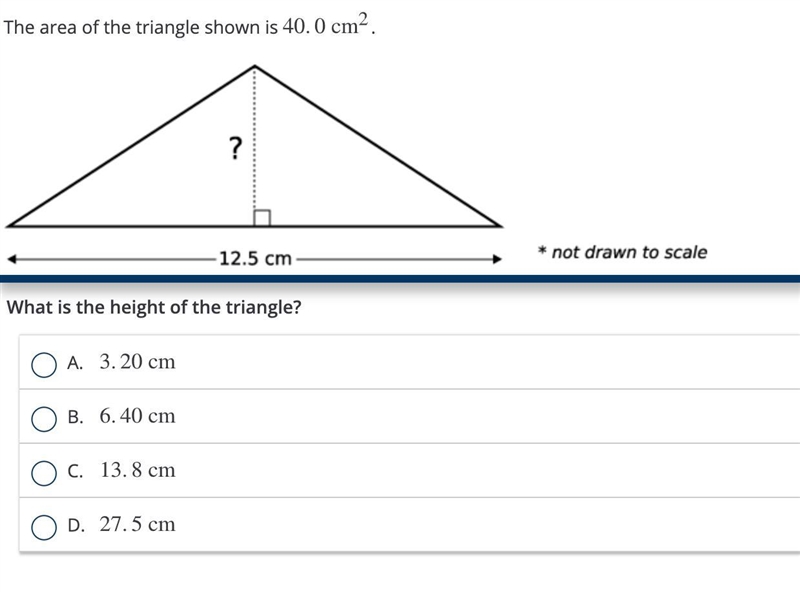 Whats the height of the triangle?-example-1