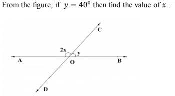 From the figure, if y = 400 then find the value of x .-example-1