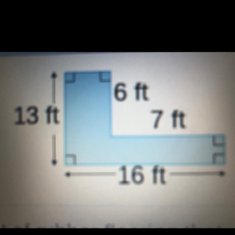 What is the area of the shape shown?-example-1