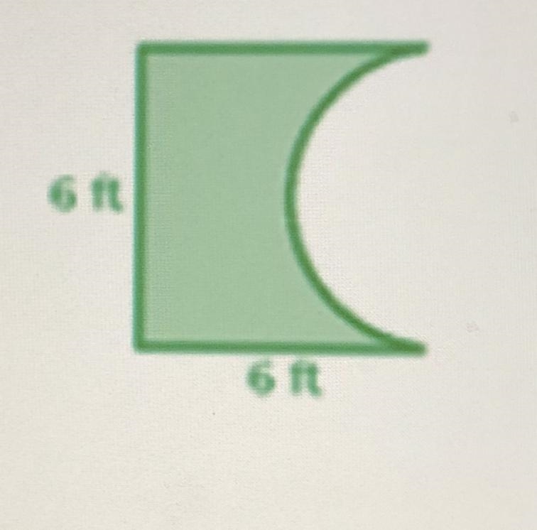 Find the perimeter. use 3.14 for pi-example-1