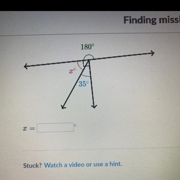 Find the missing angle-example-1