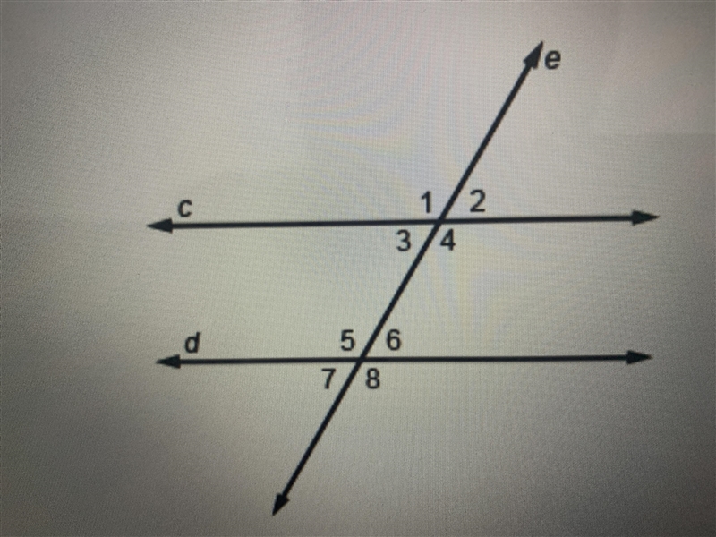 In the diagram, the measures of ∠1, ∠4, and ∠5 are 120°. The measure of ∠7 is 60°. Are-example-1