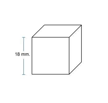 Plzplz will make bianleast Find the volume in cubic meters. cube with one side 18 millimeters-example-1