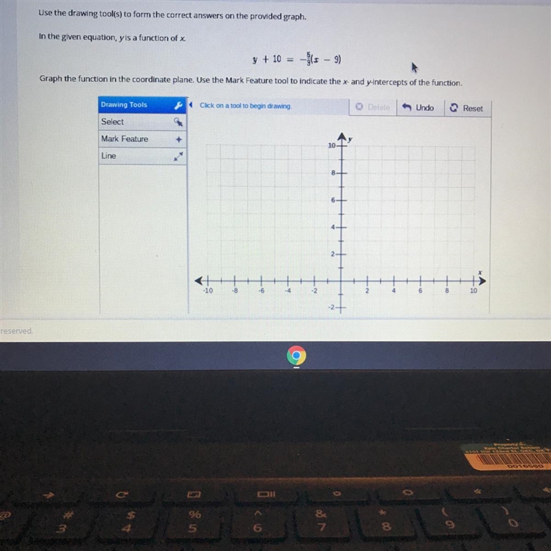 Use the drawing tool(s) to form the correct answers on the provided graph. In the-example-1