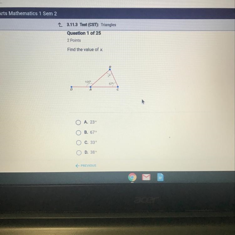 Find the value of X-example-1