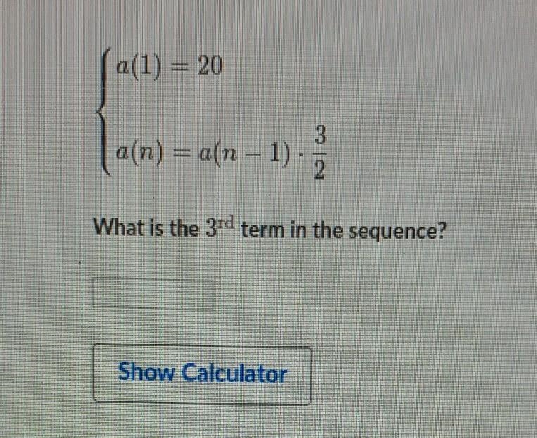 What's the 3rd term in the sequence?​-example-1