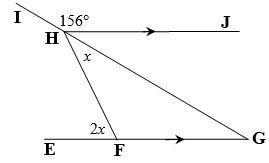 Find the value of x in each case. Give reasons to justify your solutions! H∈ IG-example-1