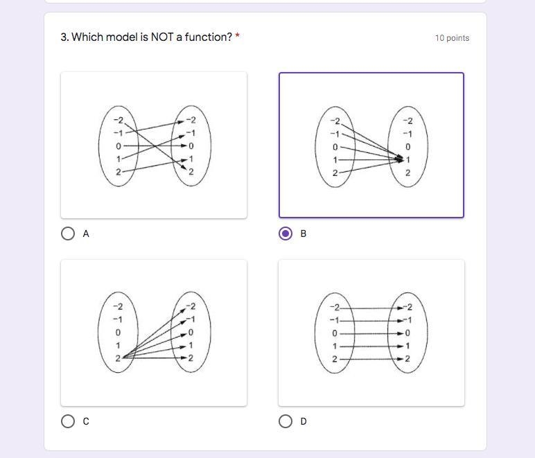 Which model is NOT a function? (i accidentally clicked on b ignore that lol)-example-1