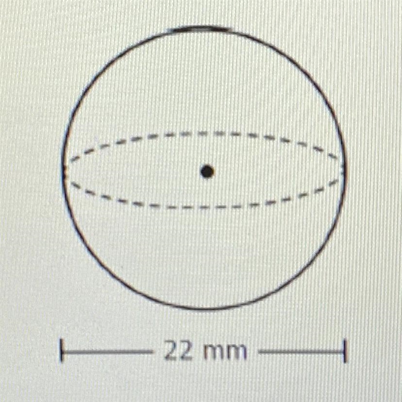 1. A spherical mold is used to create chocolate candy. What is the volume of the mold-example-1