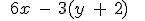 Look at the expression below. (Math Problem Attached) Which of the following could-example-1