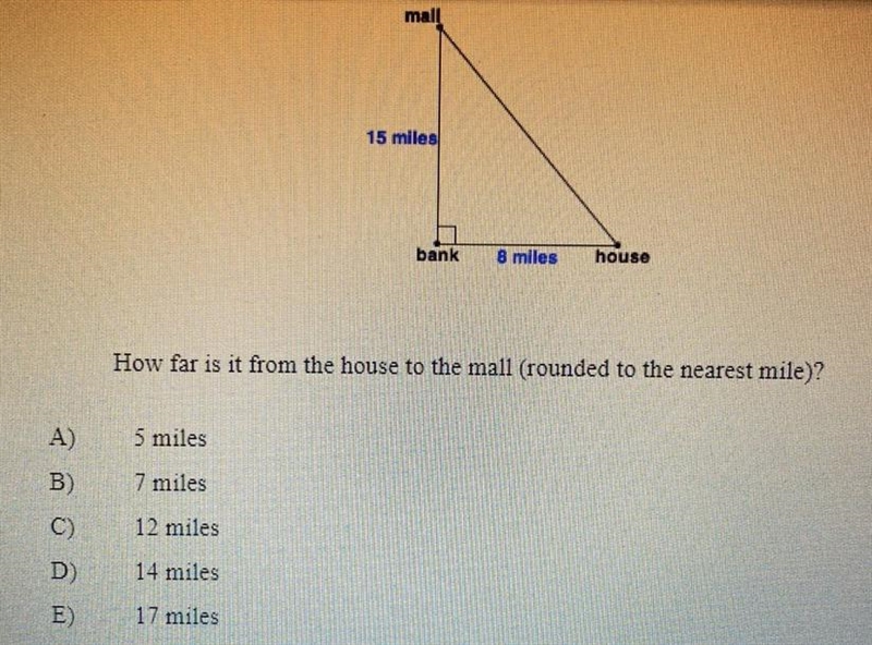 How far is it from the house to the mall?-example-1