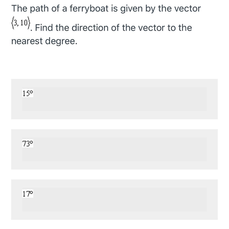 Also have an answer choice of D 85degrees thank you!-example-1