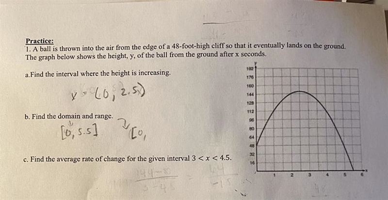 I am not sure about any of my answers and I don’t know how to find the range for question-example-1