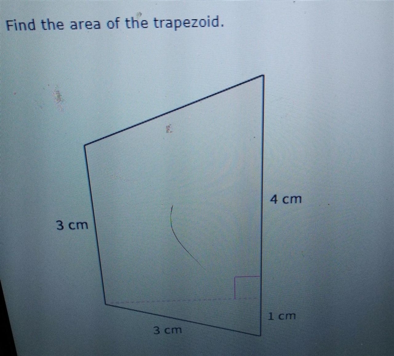 Find the area of the trapezoid could you go​-example-1