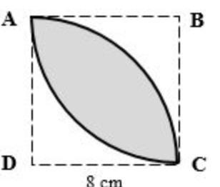 Find the perimeter and area of the shaded region.-example-1