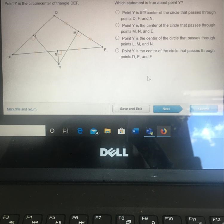 Which statement is true about point Y?-example-1