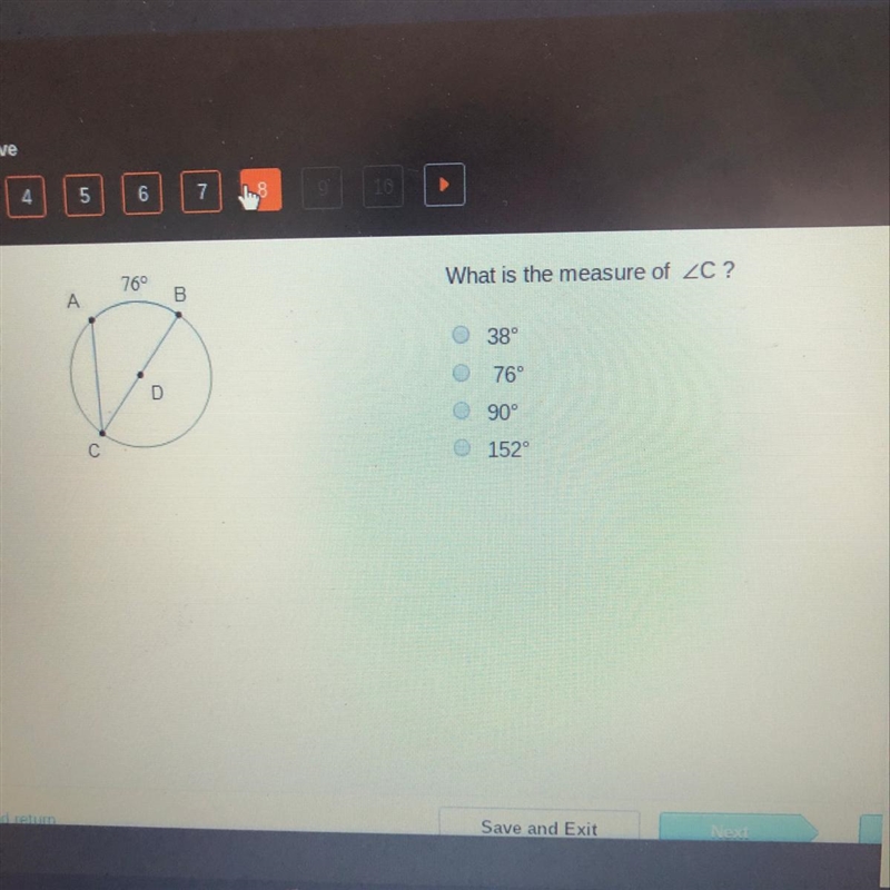 What is the measure of C?-example-1