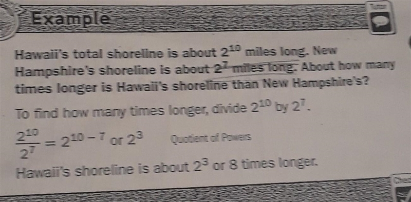 Hawaii's total shoreline is about 210 miles long. New Hampshire's shoreline is about-example-1