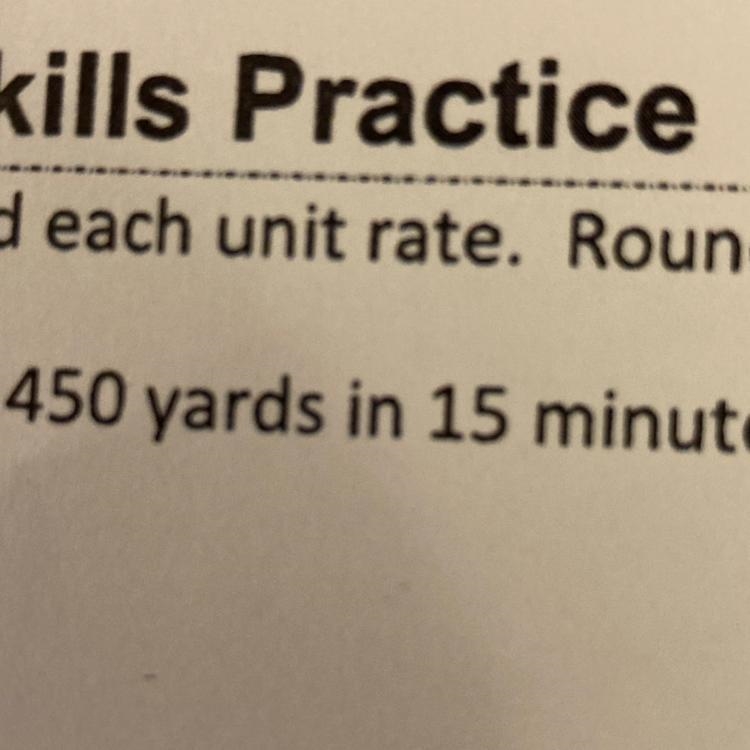 450 yards in 15 minutes?-example-1