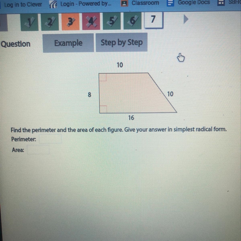 How do i find the perimeter and area?-example-1