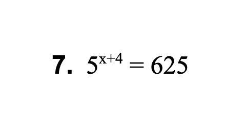 Whats the answers to 5​^x+4​= 625-example-1