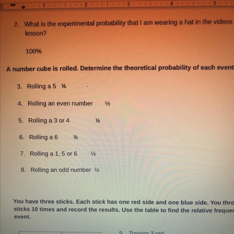 Are these answers right? if somethings not, can you correct it?-example-1