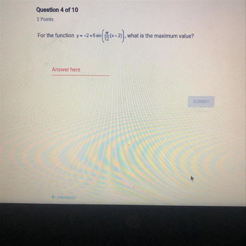 What is the maximum value?-example-1