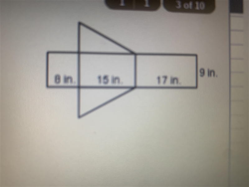 Use the net to find the surface area of the prism-example-1