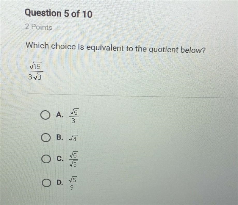 Which choice is equivalent to the quotient below?​-example-1