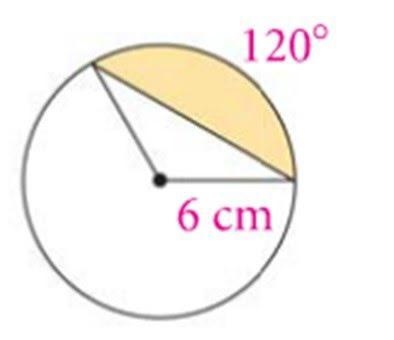 Find the shaded area. Explain the area of the whole circle first. then the area of-example-1