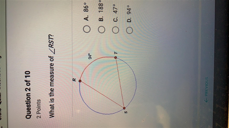 What is the measure of-example-1