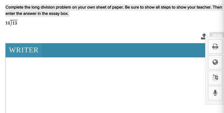 Complete the long division problem on your own sheet of paper. Be sure to show all-example-1