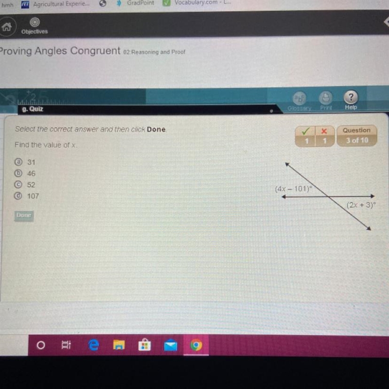 Find the value of x-example-1