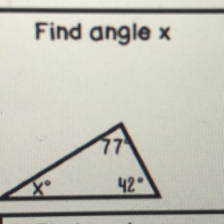 Find Angle X (please help asapppp)-example-1