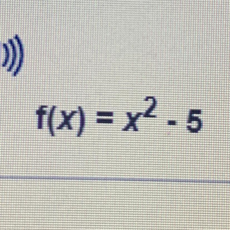 For the function shown, what is the range of the function when the domain is {2,4,7)?-example-1