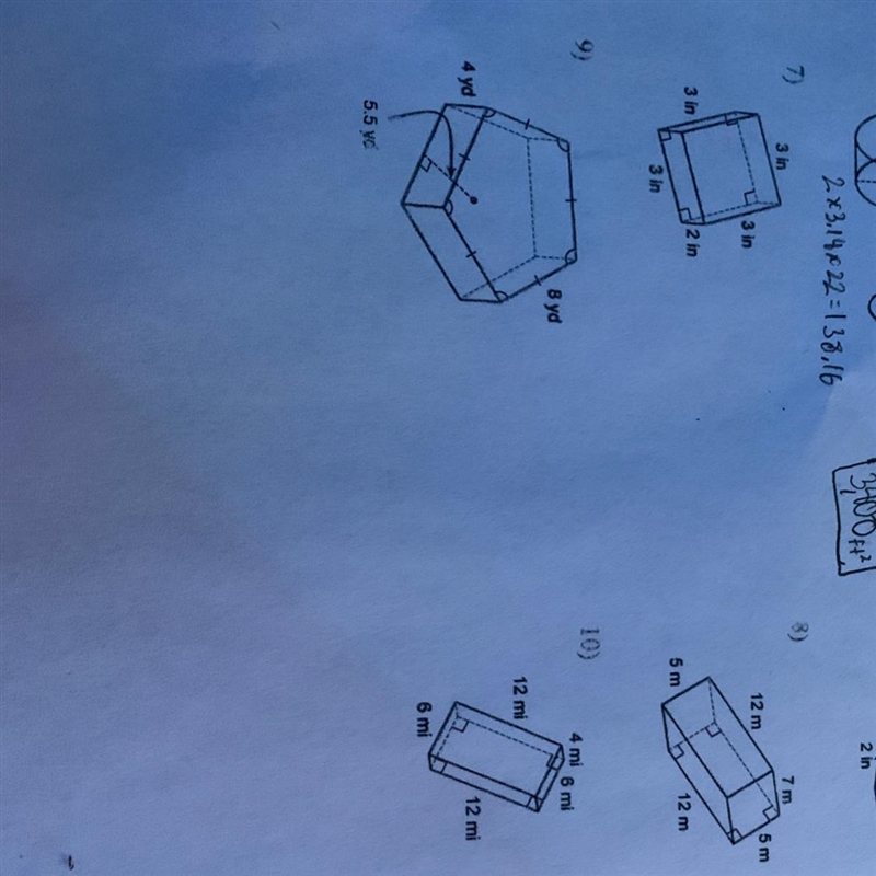 Find the surface area of each figure pls 7-10-example-1