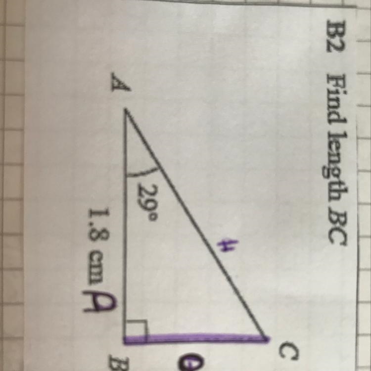 Find length BC i feel like you have to use tan but i’m not sure-example-1