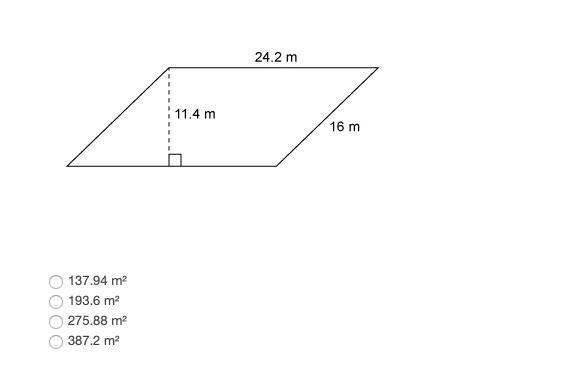 QUESTION 3 What is the area of the parallelogram?-example-1