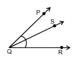 In the given figure, find ∠PQS, if∠PQR = 5x + 25 and∠SQR = 2x + 10.-example-1