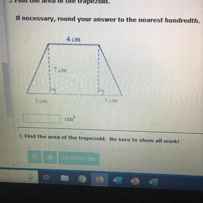 Find the area of the trapezoid.-example-1