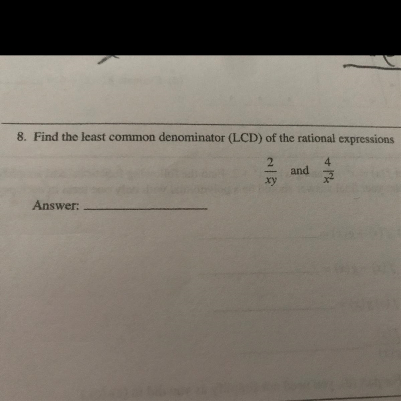 How can I find (LCD)-example-1