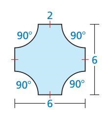 Find the perimeter of the shaded region. Round your answer to the nearest hundredth-example-1