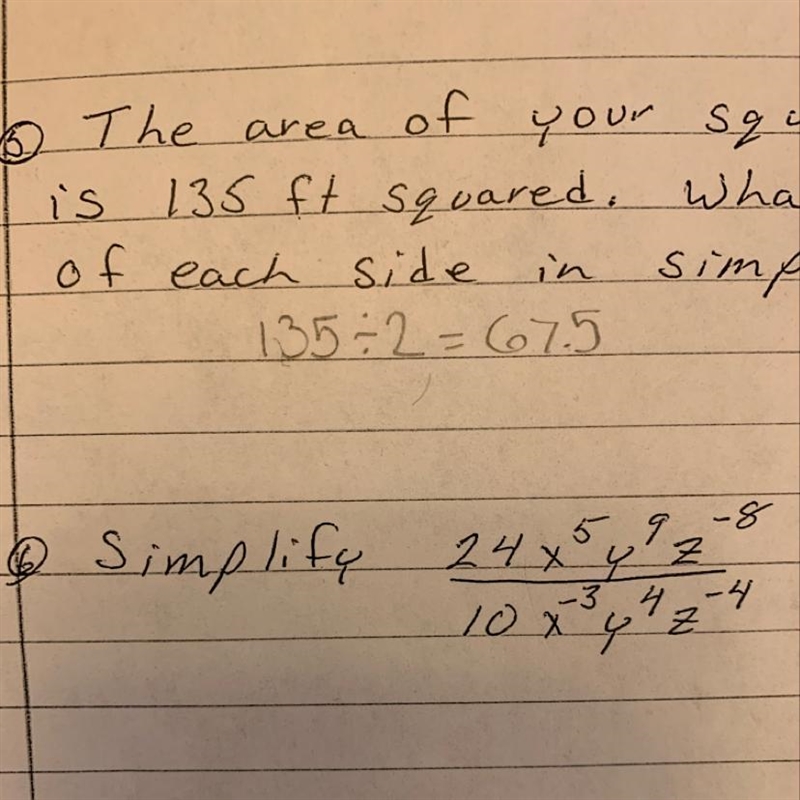 I need help simplifying #6-example-1